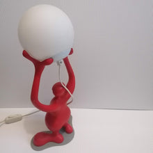 Charger l'image dans la galerie, Lampe rouge italienne smile design 1990 par Ruggiu