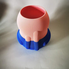 Charger l'image dans la galerie, Vase Eggplant UAU Project bleu et rose - Maison Panache