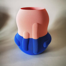 Charger l'image dans la galerie, Vase Eggplant UAU Project bleu et rose - Maison Panache