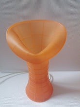 Charger l&#39;image dans la galerie, lampe orange Luceplan modèle Birzi design par Giancarlo Fassina et Carlo Forcolini, 2004, design italien
