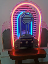 Charger l&#39;image dans la galerie, radio vintage marylin cicena 1980 neon clignotant

