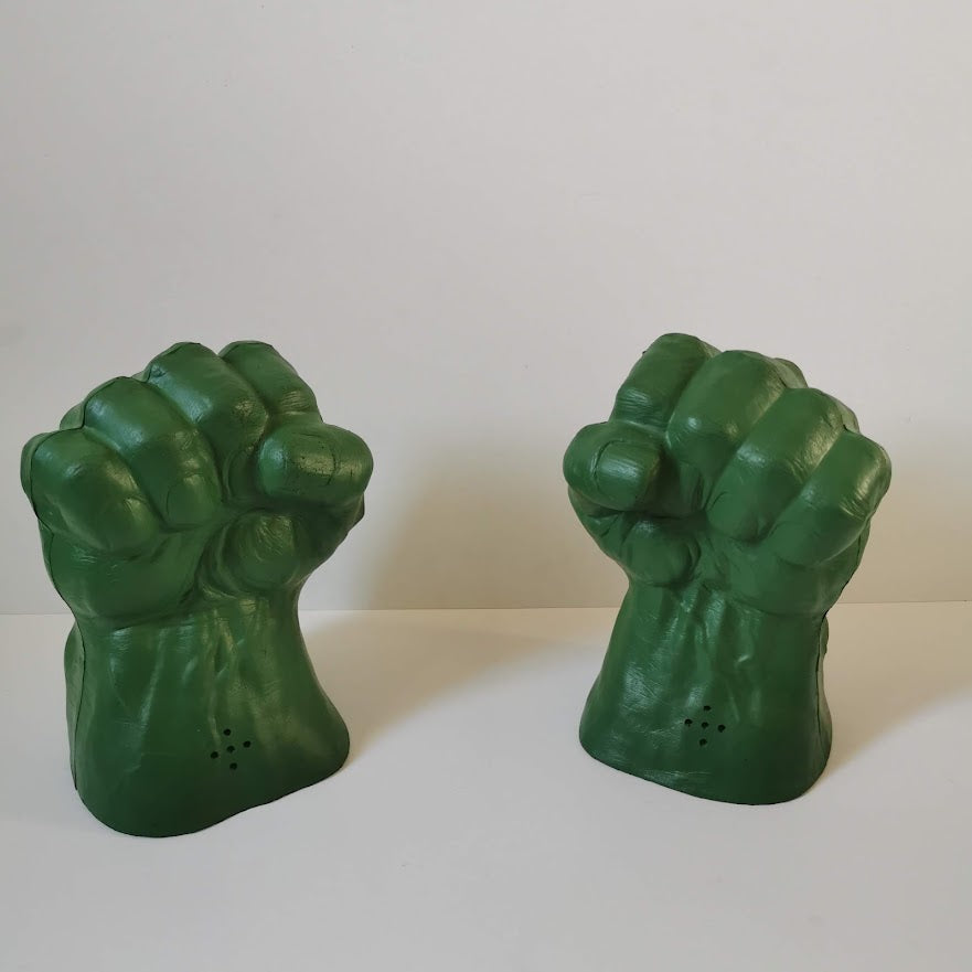 Véritables gants poings de Hulk Marvel 2003 sonore 