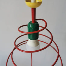 Charger l&#39;image dans la galerie, Suspension vintage année 80 Memphis style

